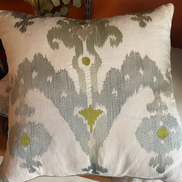 Down filled high-end accent pillows. Originally $250ea. Gently used condition.
